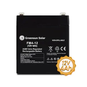 Greensun AGM Batterie Blei Säure Batterien 12v 12ah 17ah 24ah Motorrad Batterie für Ebike