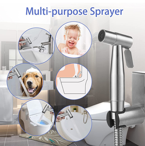 เครื่องฉีดน้ำแบบมือถือ พรีเมียม สแตนเลส สำหรับใช้ในครัวเรือน ทำความสะอาดทั้งครอบครัว <span class=keywords><strong>วาล์ว</strong></span>ชำระล้างโถสุขภัณฑ์ - Product Image 4