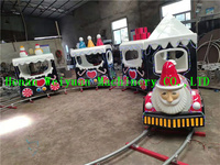 Train électrique miniature sur le thème de Noël pour enfants, pour parc extérieur, carnaval de fin d'année, divertissement dans les centres commerciaux