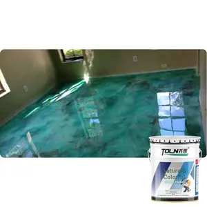 High Gloss Epoxy For 3D Art Metallic Floor Paint