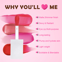 OCHAIN Kosmetik Makeup Tahan Air Berpigmen Tinggi Alami Oem Krim Cair Bronzer Contour Blush Terlaris Vegan Blush