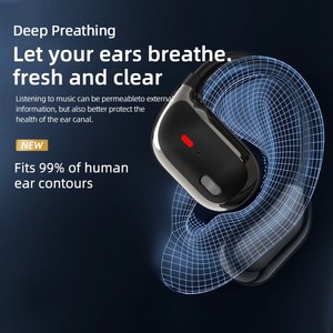 Audífonos Deportivos JM15 con Gancho Abierto para la Oreja, Llamadas de Voz HD, Auriculares Inalámbricos, Pantalla Digital, Resistentes al Agua IPX7, Control Táctil - Product Image 4