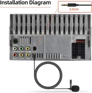 Holesale-radio <span class=keywords><strong>para</strong></span> teléfono móvil compatible con micrófono <span class=keywords><strong>de</strong></span> solapa con cancelación <span class=keywords><strong>de</strong></span> ruido, micrófono estéreo <span class=keywords><strong>de</strong></span> 3,5mm, con cable Plug and Play - Product Image 4