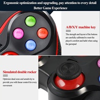 Manette de Jeu Sans Fil V8 avec Support Téléphone pour Android/iOS/Smart TV/PS3/Switch/PC