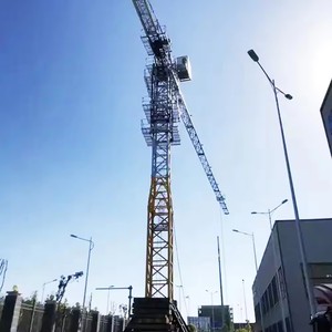 10 Tons Construction Topless Manual Tower <strong>Crane</strong> <strong>QTZ100</strong>(6013) with Counter Weight - Product Image 1
