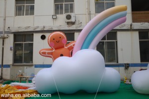 Dev Şişme Süsleme Şişme Zencefilli Kurabiye Adam Model Balon Noel Kurabiyesi - Product Image 2