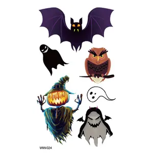 WW-024 Halloween Decoration Tattoo custom temporary stickers