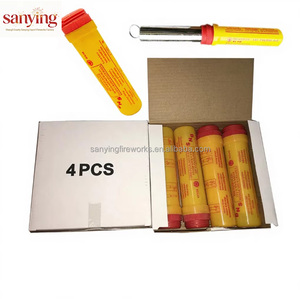 Venta al por Mayor Directa de Fábrica China |   Señal de rescate SOS de 60 segundos, humo, bengala roja de <span class=keywords><strong>mano</strong></span>, fuegos artificiales de señalización de humo - Product Image 1