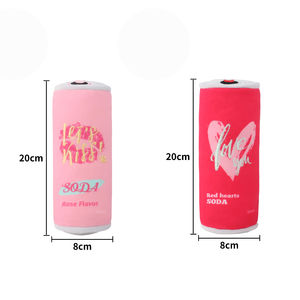 In Stock rosa Soda aromatizzata può ispirato cane cigolante peluche nuovo Design per l'intrattenimento animale domestico di san valentino - Product Image 6