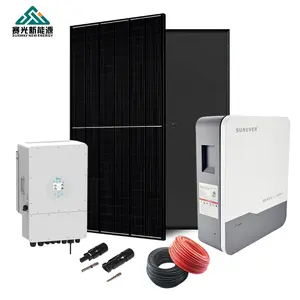 Pembangkit listrik tenaga surya, generator daya asam timbal baterai hibrida, sistem daya surya 5kW 6KW 8KW 10KW