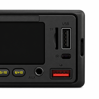 Lecteur MP3 Bluetooth de haute qualité pour voiture avec fonction AUX, faible consommation d'énergie, radio FM, port USB TF, kit mains libres pour appels téléphoniques en voiture