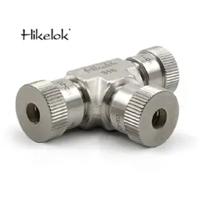 Hikelok SS316 स्टेनलेस स्टील ट्यूब पाइप वैक्यूम फिटिंग पुरुष कनेक्टर फिटिंग 1 करने के लिए 1/16 में 1/2 में