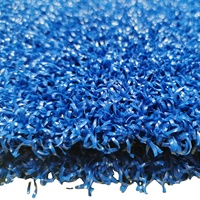 Meisen Niedriger Preis Hohe Dichte Buntes PP PE Kunstrasen 12mm 15mm für Outdoor Indoor Tennis Padel Court Hockey Sport Turf