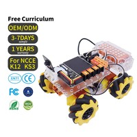 Kit Pemula Pembelajaran Mesin AI K210 Struktur Logam DIY Cerdas untuk Pemula Sekolah Menengah Laboratorium Teknik Robotik