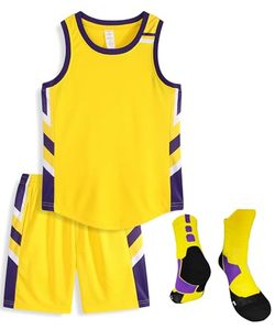 Ensemble de maillots et shorts de basketball personnalisés, directement de l'usine – Tenues d'équipe en polyester anti-humidité pour clubs, écoles et ligues - Product Image 4