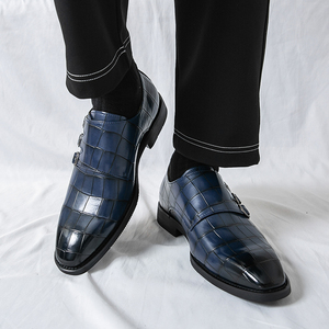 Nouveautés 2026 – Chaussures habillées en cuir pour hommes, noires <span class=keywords><strong>et</strong></span> blanches, style Oxford, à enfiler, pour le bureau <span class=keywords><strong>et</strong></span> les occasions formelles, mocassins - Product Image 5