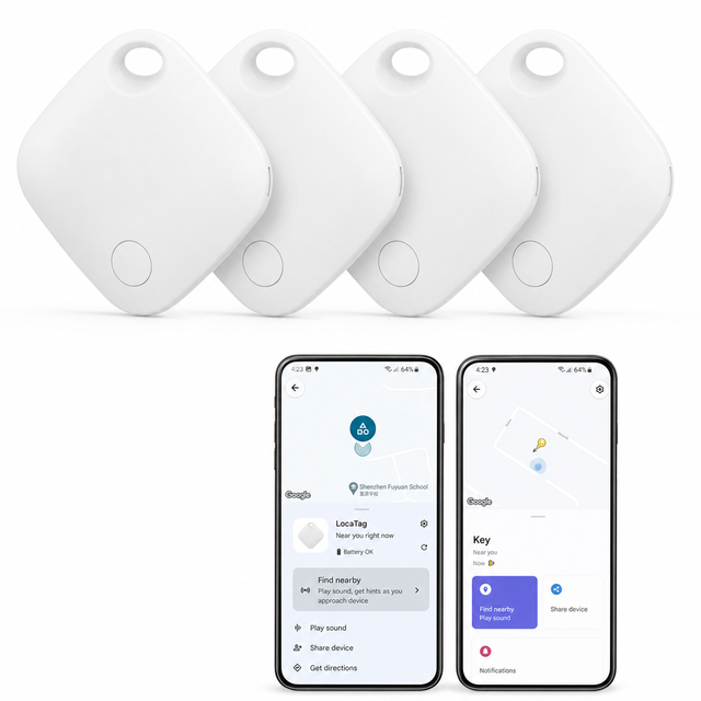 Android Air Tag Google Find My Device Smart GPS Tracker Locator for Key Finder Lugggae Pet Wallet