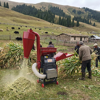 Nouvelle Broyeuse Industrielle Robuste JPD pour Herbe et Ensileage, Broyeur Multifonctionnel pour Aliments, Machine à Hacher les Tiges de Maïs et la Paille