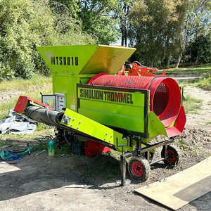 Machine de tamisage rotative de sable de haute qualité, tamis rotatif pour déchets de construction, tamis rotatif pour compost, à vendre - Product Image 1