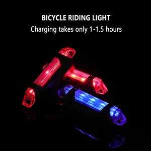 Bisiklet bisiklet arka işık USB bisiklet aksesuarları dönüş sinyalleri LED şarj edilebilir bisiklet kuyruk işık alarmı