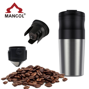 Moulin à café portable en acier inoxydable le plus vendu, <span class=keywords><strong>avec</strong></span> alimentation USB, capacité de 20 g et <span class=keywords><strong>filtre</strong></span>, pour usage extérieur et domestique - Product Image 6