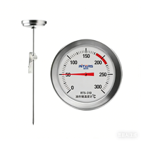 Termometer Daging Digital dengan Dial Logam untuk Dapur, BBQ, dan Memasak Rumah Tangga, Rentang Suhu 0-120C
