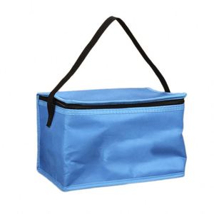 6 Pack Wine Bottle Non Woven Insulated Thermal Cooler Carrier Bag Cooler Bag with Zipper Closure - Product Image 3
