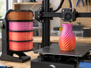 Filamento PLA de Seda de Doble Color 1.75mm 1kg Neto Yiqiu3D, Filamento de Impresora 3D de Doble Gradiente para Modelos de Exhibición Bambu Lab - Product Image 3