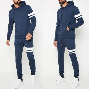 Hommes CustomPullover Sweat À Capuche Slim Fitness Survêtement En Coton Éponge Français Jogging Survêtement