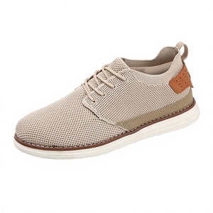 Chaussures de tennis décontractées pour hommes, en toile unie, à lacets, légères, respirantes, pour la marche en extérieur, OEM disponible - Product Image 3