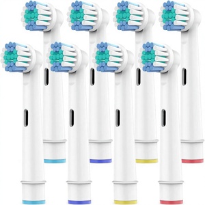 SetSail pour têtes de rechange professionnelles pour brosse à dents électrique, lot de <span class=keywords><strong>8</strong></span>, poils DuPont moyennement souples, recharges pour un nettoyage de précision - Product Image 1