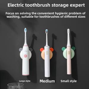 Soporte Magnético de Pared para Cepillo de Dientes, Diseño de Dibujos Animados, Metálico, para Baño - Product Image 3