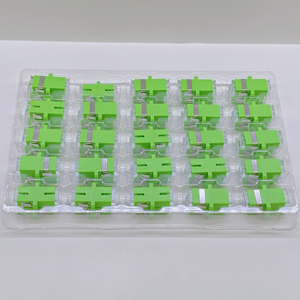 อะแดปเตอร์ไฟเบอร์ออปติกแบบ SC APC Simplex ความเสถียรสูง พร้อมฝาครอบกันฝุ่นแบบใส และตัวยึดสำหรับ FTTH - Product Image 4