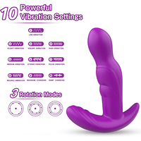 Vibrateur anal rotatif à 360°, masseur de prostate, vibration anale postérieure, 30 modes de stimulation puissants
