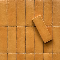 Marocain Rétro Orange Carreaux Muraux Artisanaux Brique Traditionnelle de Luxe pour Cuisine Firebrick Chambre Salon Intérieur