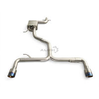 Échappement arrière Valvetronic EA113 EA888 pour Volkswagen Scirocco R 2.0T 2010-2017, silencieux sport 304 Racing Sound