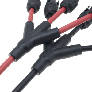 <span class=keywords><strong>Conector</strong></span> PV IP68 a prueba de agua, <span class=keywords><strong>conector</strong></span> Solar macho de uno a tres hembra, Cable de extensión de rama Y4 de 30cm para sistema de Panel Solar - Product Image 3