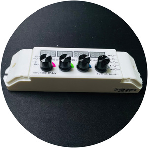 24V Knob 4 kênh <span class=keywords><strong>RF</strong></span> điều khiển 5050 RGBW <span class=keywords><strong>Led</strong></span> điều khiển DC12V RGBW 4CH điều khiển BC-354RF cho <span class=keywords><strong>LED</strong></span> Strip - Product Image 2