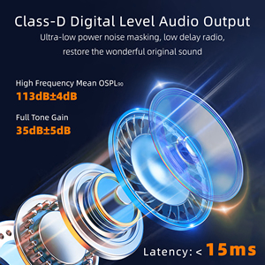 Alat bantu dengar telinga & pendengaran, produk tidak terlihat operasi sederhana headphone nirkabel tanpa melolong tanpa sumbat telinga - Product Image 4