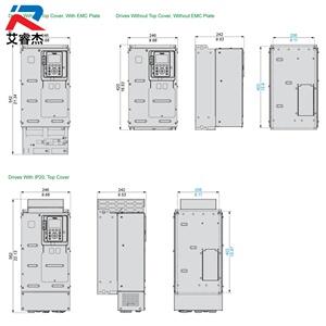ไดรฟ์ปรับความถี่รุ่นใหม่ Altivar ATV600 รุ่น ATV630U55Y6 แบบ 3 เฟส 500-690V 5.5kW ตัวแปลงความถี่ ATV630U55Y6 VFD - Product Image 2