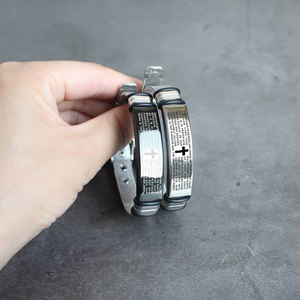 Hot Selling Men's Stainless Steel <strong>Mesh</strong> Adjustable <strong>Bracelet</strong>, Men's Fashion Gifts, Can Customize Names, Logos, Phrases, - Product Image 6