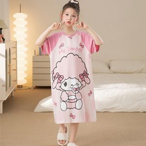 Bonitos pijamas <span class=keywords><strong>de</strong></span> manga corta estampados <span class=keywords><strong>de</strong></span> dibujos animados para niñas, vestido <span class=keywords><strong>de</strong></span> princesa pequeña, chándal, gran oferta <span class=keywords><strong>de</strong></span> verano en ropa para niños - Product Image 4