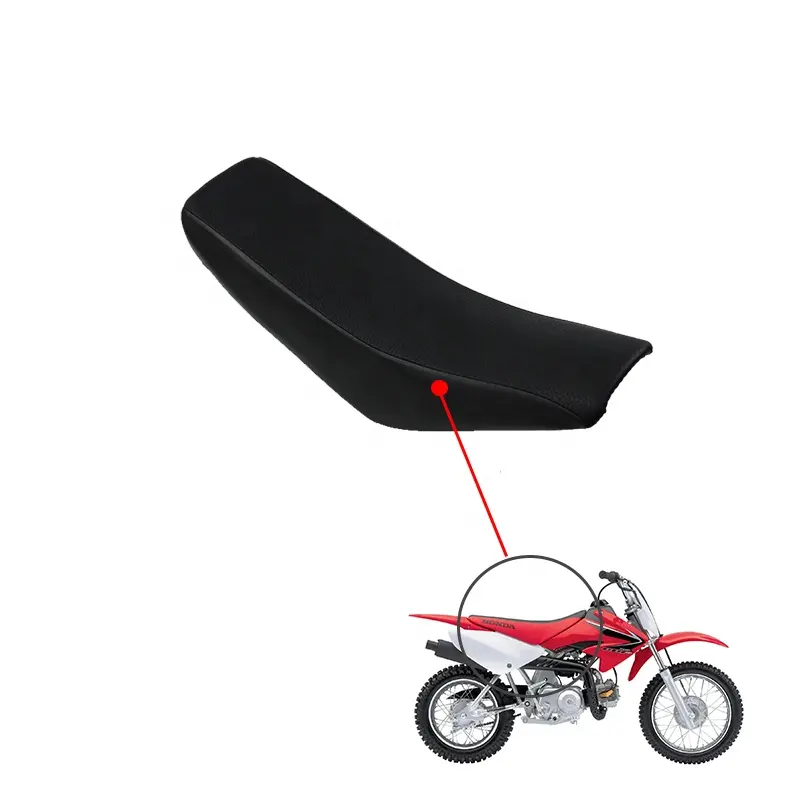 LINGQI RACING Motorcycle Seat Cushion For CRF50 Honda Accessories Sponge and Synthetic Cushion Off Road Parts For CRF50