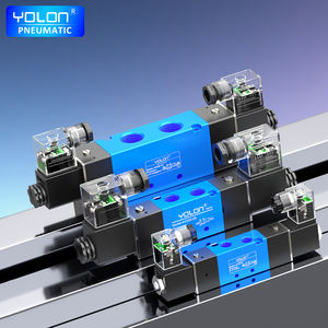 DC24V 24VAC 5/<span class=keywords><strong>2</strong></span>-Wege 5/3-Wege Gassteuerungs-Magnetventil 4V120 220 320 420 4V130C 230E 330P 430C - Product Image 1