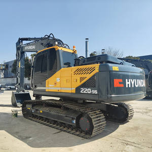 Excavadoras usadas más baratas HYUNDAI 220LC-9S Equipo usado Maquinaria pesada usada con excelente calidad en stock - Product Image 3