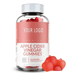 Фирменная торговая марка OEM, Органическая добавка для здорового образа жизни для похудения, витамины для похудения, яблочный сидр, уксус, жевательные резинки