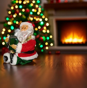 Père Noël Électrique Dansant avec Caméra – Grande Vente – Décoration de Noël pour le Jour de Noël et Toutes les Occasions Festives – Adornos de Navidad - Product Image 3