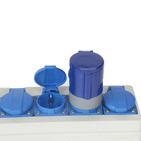 Adaptateur de couplage prise Schuko vers prise industrielle ZNPON T01F 16A 250V sans câble pour le camping et les camping-cars