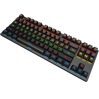 Kompatibilitas beberapa sistem K550 Keyboard mekanik 87 tombol pencahayaan keren pasang Keyboard Gaming berkabel pabrik harga murah