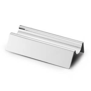 Portapenne Wave 127x26 mm, organizer da scrivania in metallo per uso ufficio - Product Image 1